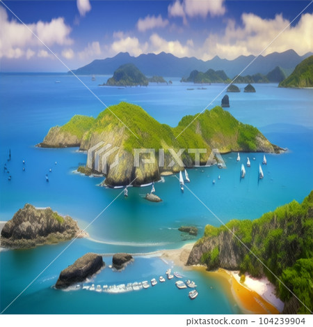 迷人的島嶼和遊艇之旅 迷人的島嶼和遊艇之旅 104239904