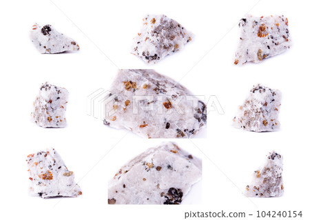 Collection of stone mineral Calcite Collection of stone mineral Calcite 104240154