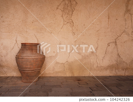 Al seef-old historical district with traditional Arabic architecture. Al seef-old historical district with traditional Arabic architecture. 104242326