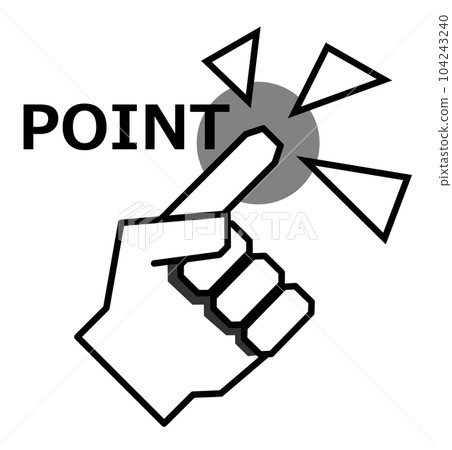 Illustration explaining important points that need to be checked by pointing Illustration explaining important points that need to be checked by pointing 104243240