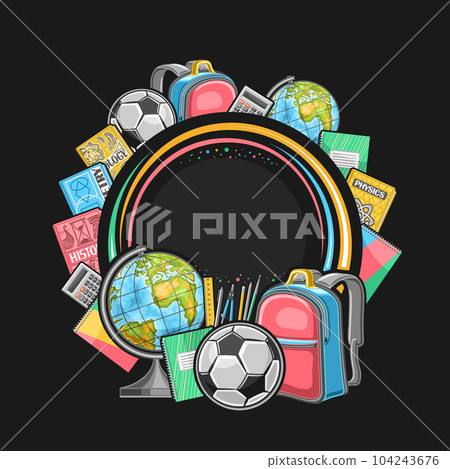 Vector frame for School Vector frame for School 104243676