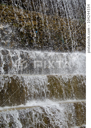 The waterfall landscape at Samundar Katha lake in Nathia Gali, Abbottabad 104244334