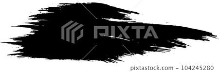 Abstract Dry Brush Textured Grunge Banner. Abstract Dry Brush Textured Grunge Banner. 104245280