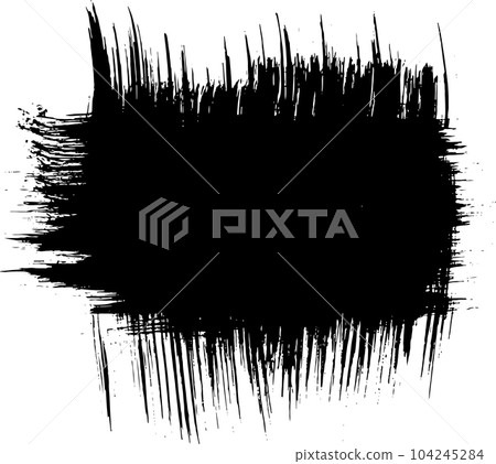 Abstract Dry Brush Textured Grunge Banner. Abstract Dry Brush Textured Grunge Banner. 104245284