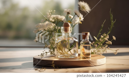 cosmetic product made from natural ingredients. Generative AI 104245427