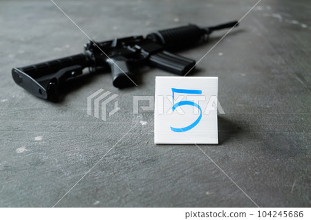 Police find rejected gun used by murderer, Evidence of murder 104245686