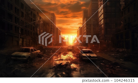 The end of modern human civilization. Generative AI 104246315
