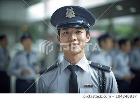 日本男性保安人員:AI生成的圖像 日本男性保安人員:AI生成的圖像 104246917