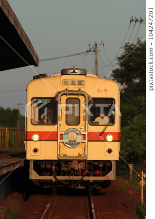 Kanto Railway Kiha 310 type diesel car running at full speed_2023/6/17 104247201