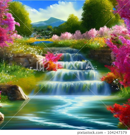 The Other World (Flowers, Rivers, Sky, and Clouds) The Other World (Flowers, Rivers, Sky, and Clouds) 104247379