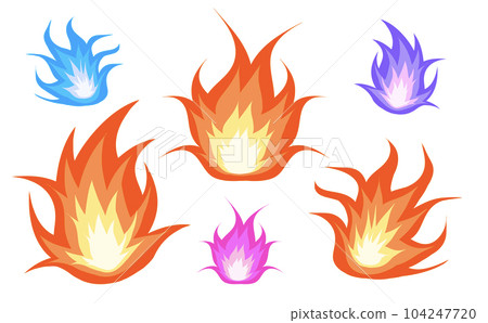 Flame set 104247720