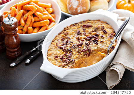 Sweet potato casserole 104247730