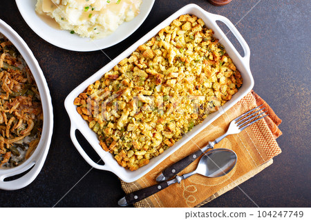 Traditional stuffing for Thanksgiving Traditional stuffing for Thanksgiving 104247749
