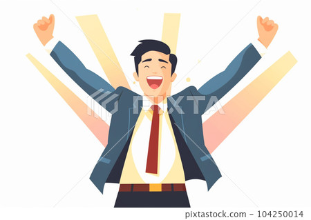 商人擺出勇敢的姿勢：人工智能生成的圖像 104250014