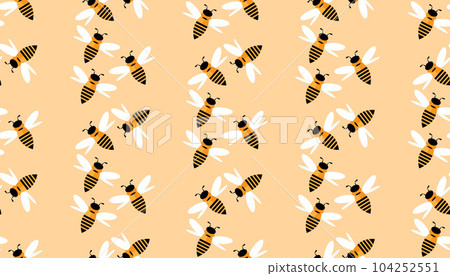 Bee pattern 3 Bee pattern 3 104252551