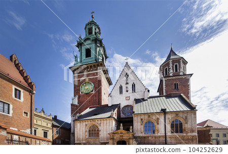 Krakow, Poland. 13 May 2023. Cathedral of Saints Stanislaus and Wenceslas. Krakow, Poland. 13 May 2023. Cathedral of Saints Stanislaus and Wenceslas. 104252629