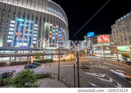 [Osaka] Night view around Yodobashi Umeda [Urban landscape] 104253224