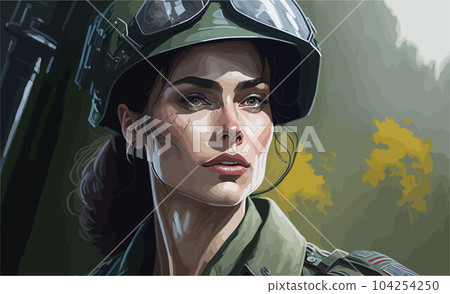 The role of women in the military, Explore the contributions and sacrifices of beautiful women in the armed forces, showcasing their strength, courage, and dedication to serving their country 104254250