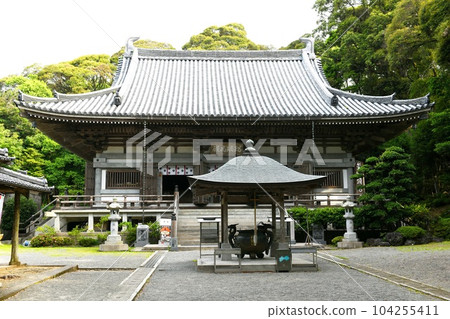[室戶市、四國88寺參拜、土佐、第26福田所“金剛丁寺”本堂] 104255411
