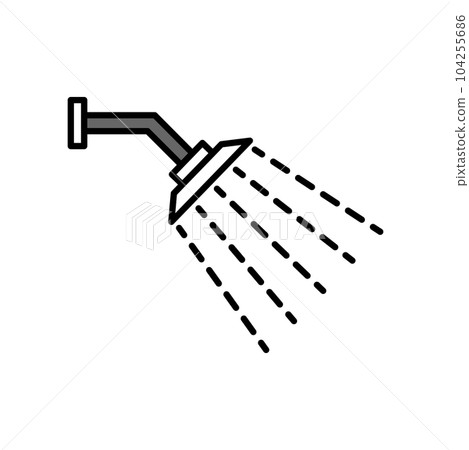 Illustration Vector graphic of shower icon 104255686