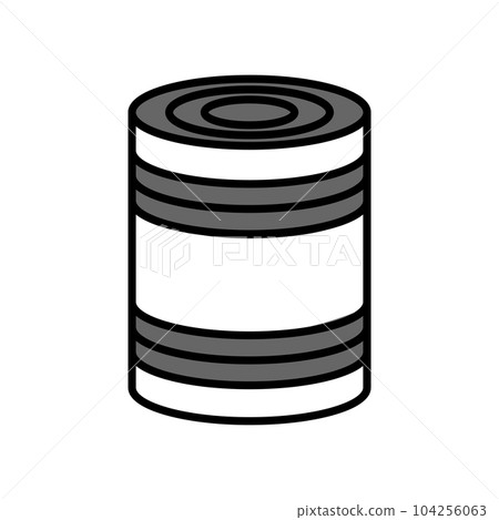 Illustration Vector graphic of tin can icon Illustration Vector graphic of tin can icon 104256063