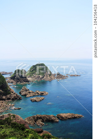 蔚藍大海蔓延的佐多岬 蔚藍大海蔓延的佐多岬 104256418
