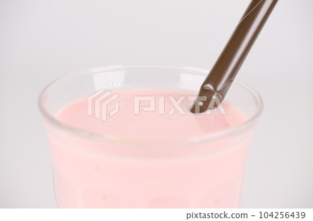 Strawberry milk drink Strawberry milk drink 104256439