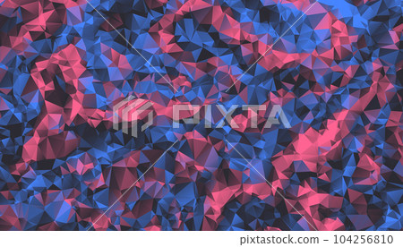 Abstract black, bright blue and pink polygonal vector background. Bright and contrast polygon shapes illustration for graphic ui, banner, surface design Abstract black, bright blue and pink polygonal vector background. Bright and contrast polygon shapes illustration for graphic ui, banner, surface design 104256810