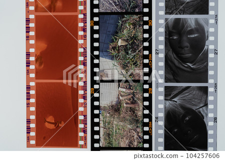 Types of 35mm film (color negative, monochrome, reversal) 104257606