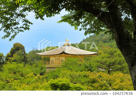 Scenery of Kinkakuji (Rokuonji), a World Heritage Site in Kyoto 104257636