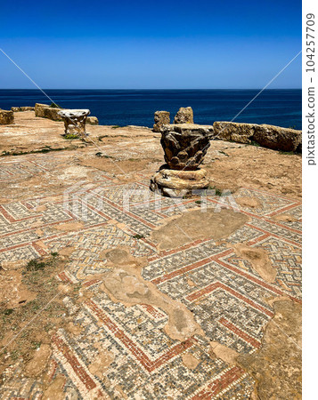 archeological site of Tipaza, Algeria. High quality photo 104257709