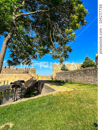 Inside the Citadel of Derbent fortress Naryn-Kala. High quality photo 104257788