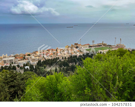 View of Algiers from Notre Dame dAfrique. High quality photo 104257831