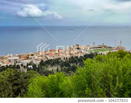 View of Algiers from Notre Dame dAfrique. High quality photo 104257833