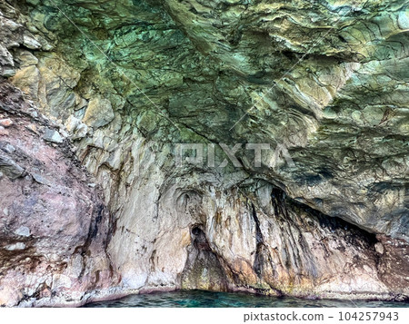 Rock from the sea in Tipaza, Algeria. High quality photo 104257943