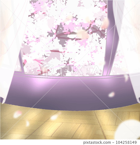春天的課堂插畫 春天的課堂插畫 104258149