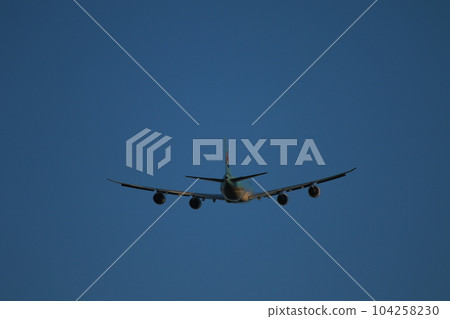 airplane taking off 104258230