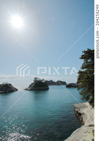The sky and the sea of NishiizuNear Matsuzaki 104258249