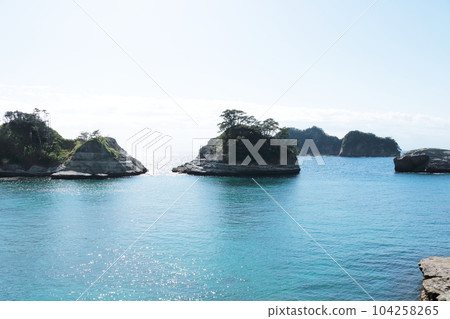 西伊豆的天空和大海松崎附近 104258265