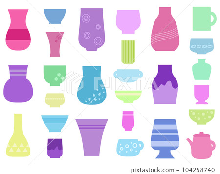 Pottery material B-2 104258740