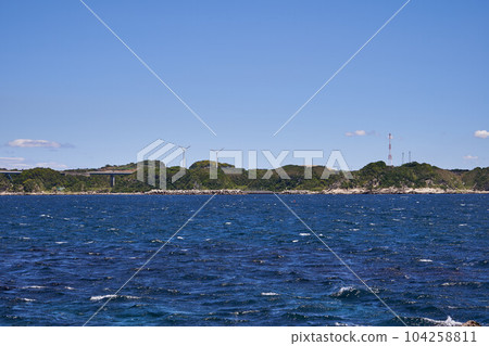 從粟崎眺望神奈川縣城島公園 104258811