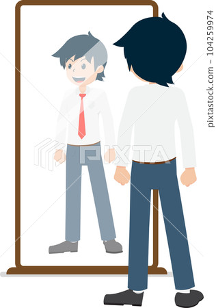 Salary Man 01 are Look into the Mirror 104259974