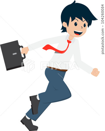 Salary Man Business Isolated Person People Cartoon Character Flat illustration Png #138 Salary Man Business Isolated Person People Cartoon Character Flat illustration Png #138 104260084