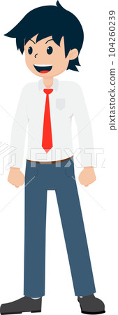 Salary Man Business Isolated Person People Cartoon Character Flat illustration Png #30 Salary Man Business Isolated Person People Cartoon Character Flat illustration Png #30 104260239