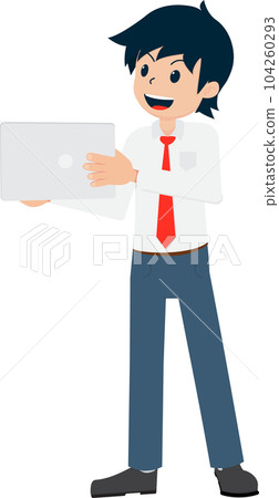 Salary Man Business Isolated Person People Cartoon Character Flat illustration Png #57 Salary Man Business Isolated Person People Cartoon Character Flat illustration Png #57 104260293