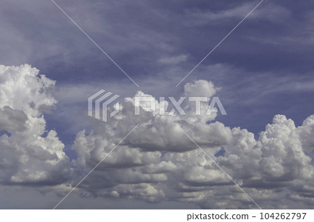 Blue sky with clouds in the background. 104262797