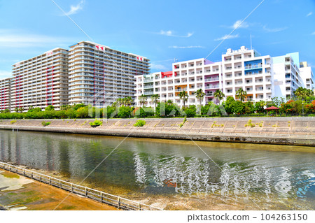 日之出橋/從堺河附近眺望明見（千葉縣浦安市）[2023年6月] 104263150