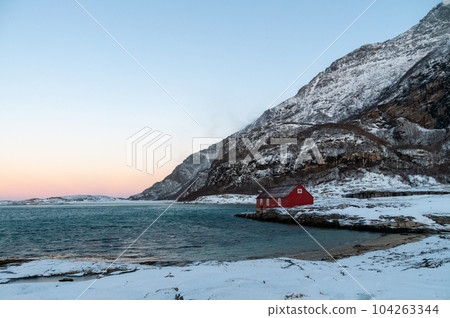 Norwegian winter landscape Norwegian winter landscape 104263344