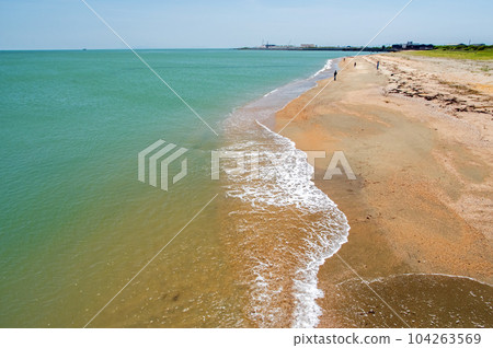 [大海和沙灘的形象] 三重縣四日市市吉崎海灘 104263569