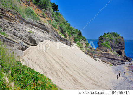 Izu Peninsula/Tagyu Sand Ski Area/Sledding spot popular with children and tourists/Shimoda City, Shizuoka Prefecture (2) 104266715